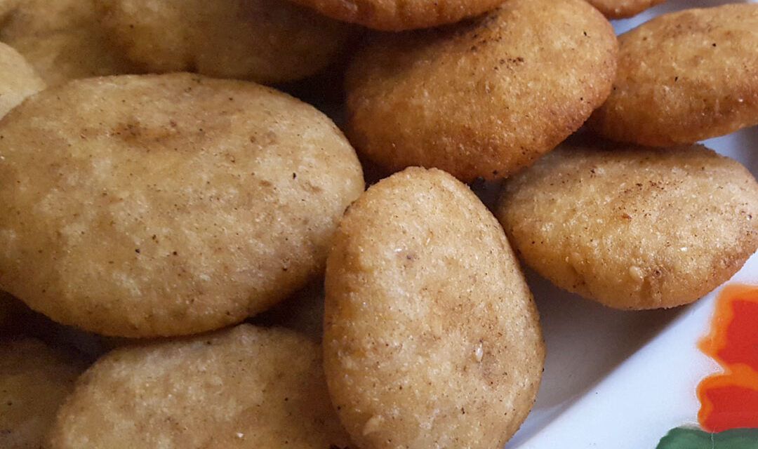 Arepitas vegetarianas de chicharrón