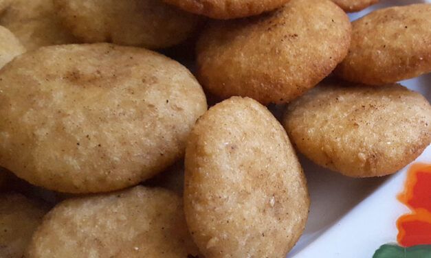 Arepitas vegetarianas de chicharrón