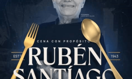 Una cena para Rubén Santiago