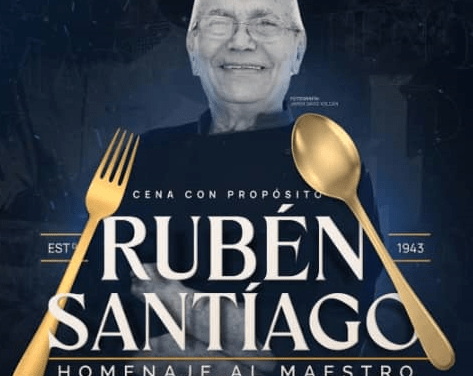 Una cena para Rubén Santiago