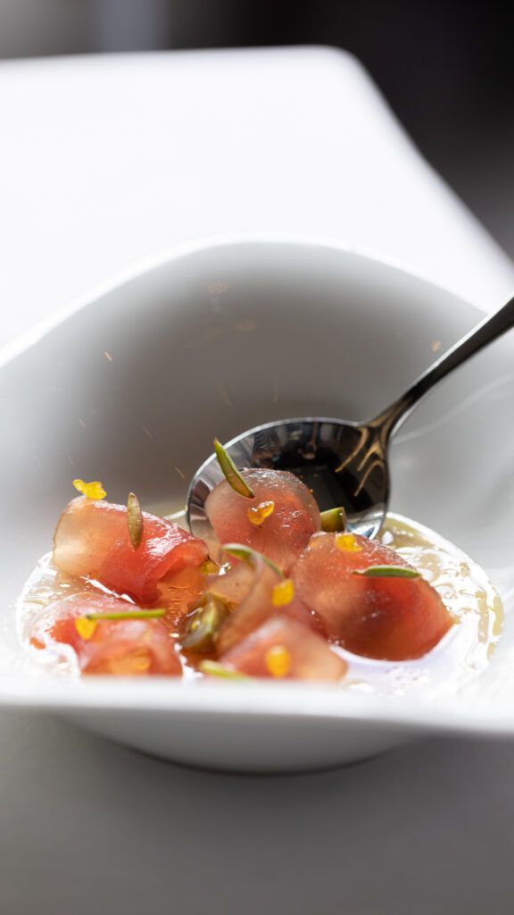 Crudo de atún