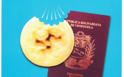 Arte, sabor e identidad: Una Arepa hecha postal